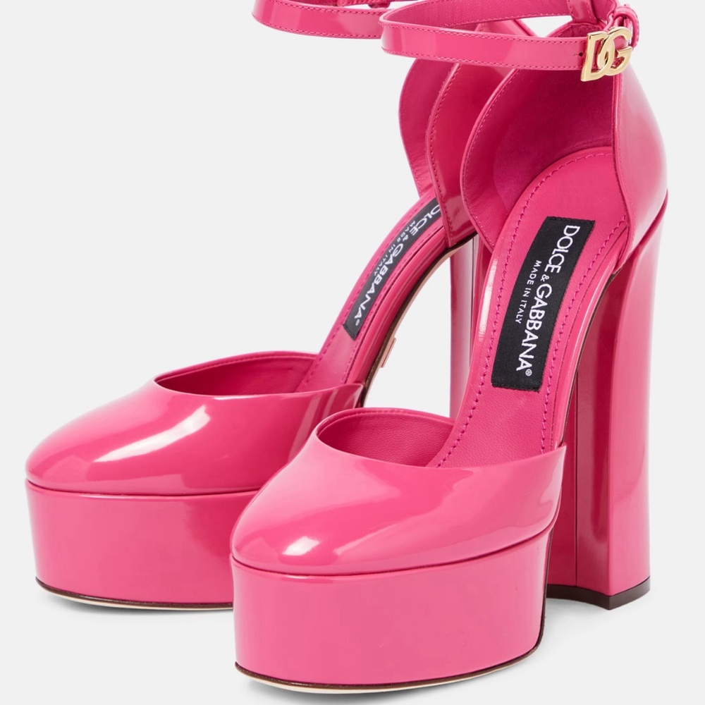 Sexy and comfy BNIB Dolce and Gabbana platform heels.